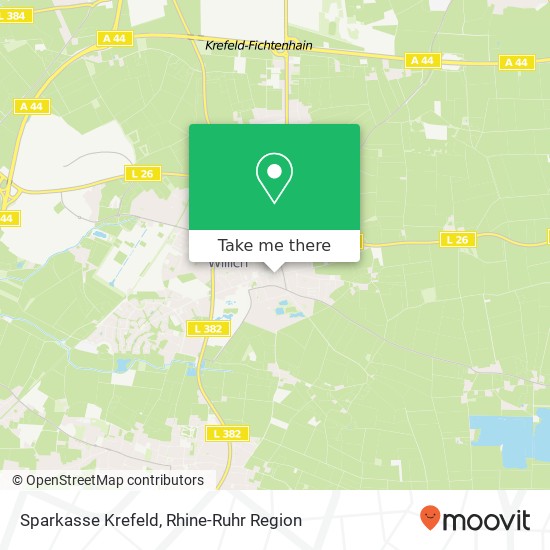 Sparkasse Krefeld map