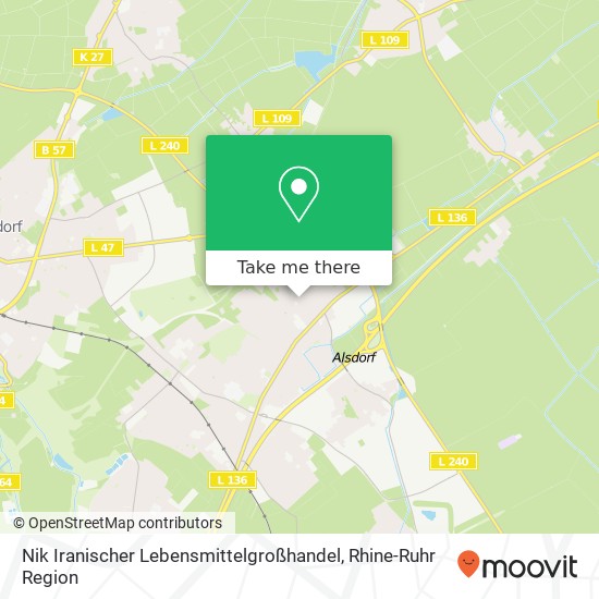 Nik Iranischer Lebensmittelgroßhandel map