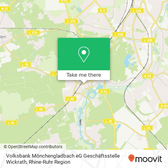 Volksbank Mönchengladbach eG Geschäftsstelle Wickrath map