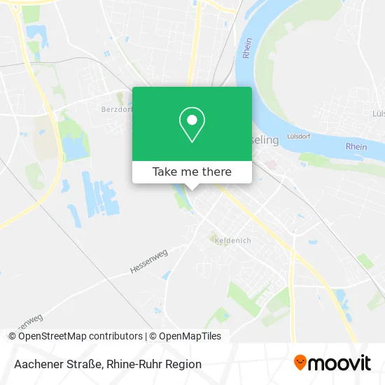 Карта Aachener Straße