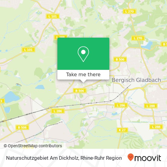 Naturschutzgebiet Am Dickholz map