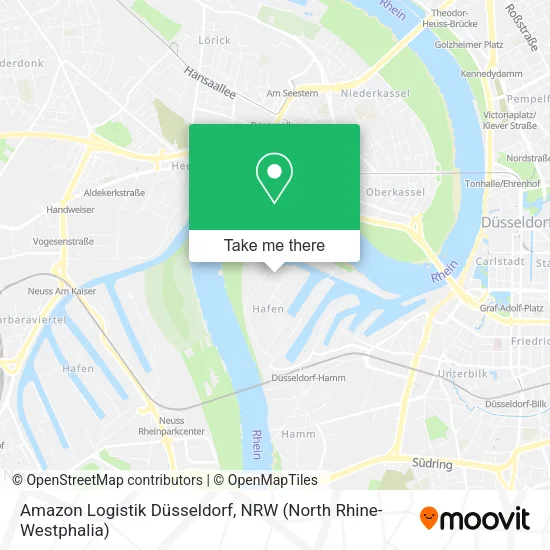 Карта Amazon Logistik Düsseldorf