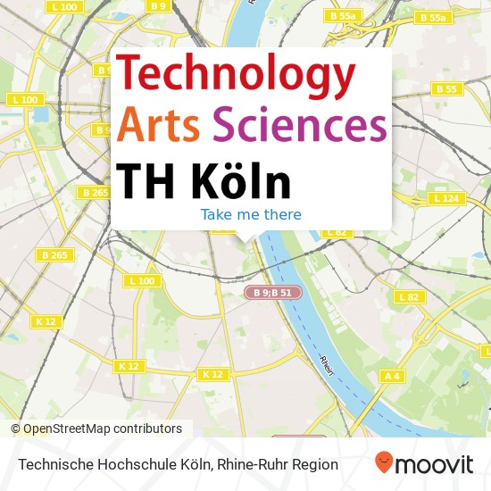 Technische Hochschule Köln map
