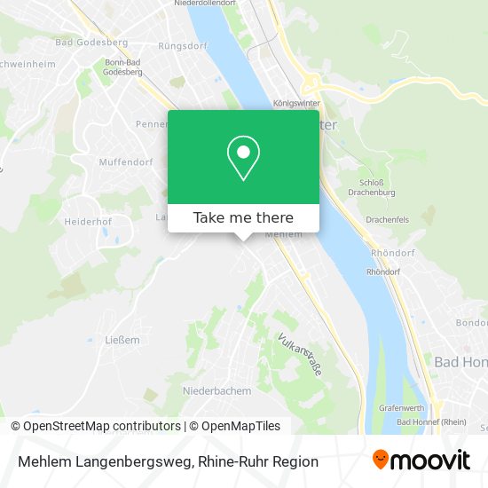 Карта Mehlem Langenbergsweg