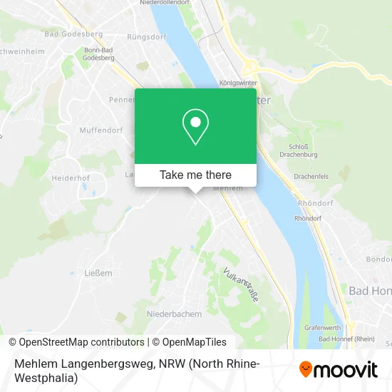 Карта Mehlem Langenbergsweg