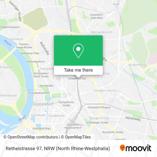 Rethelstrasse 97 map