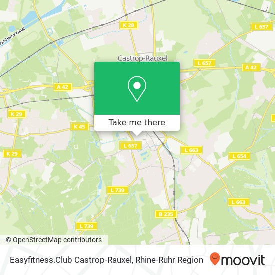 Easyfitness.Club Castrop-Rauxel map