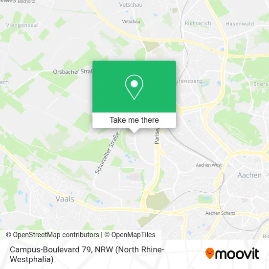 Campus-Boulevard 79 map