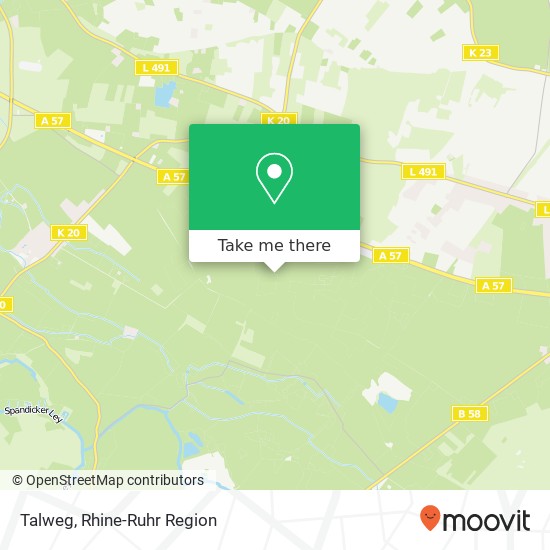 Talweg map
