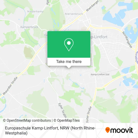 Europaschule Kamp-Lintfort map