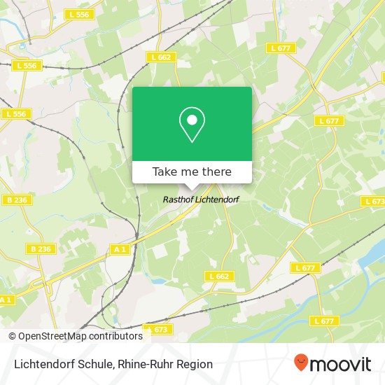 Lichtendorf Schule map