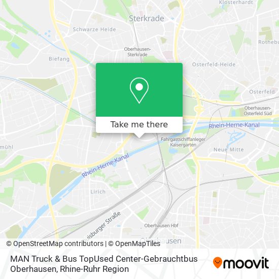 MAN Truck & Bus TopUsed Center-Gebrauchtbus Oberhausen map