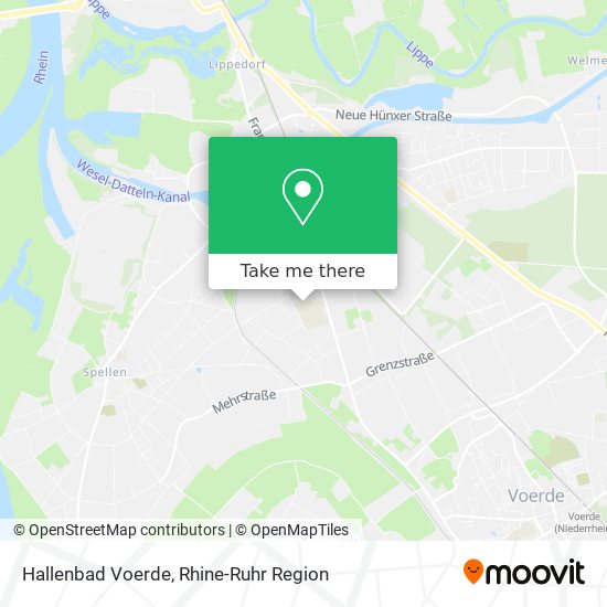 Hallenbad Voerde map