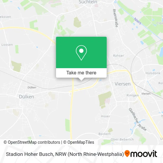 Карта Stadion Hoher Busch