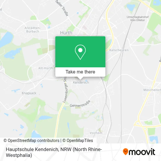Hauptschule Kendenich map