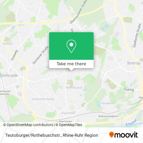 Teutoburger/Rothebuschstr. map