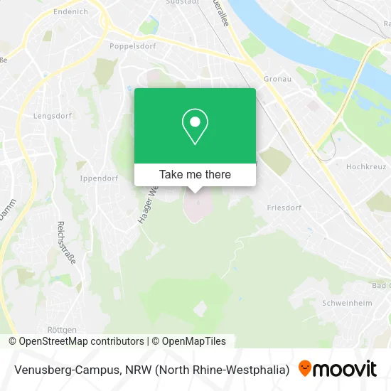 Карта Venusberg-Campus
