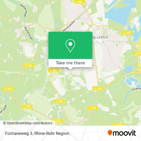 Fontaneweg 3 map