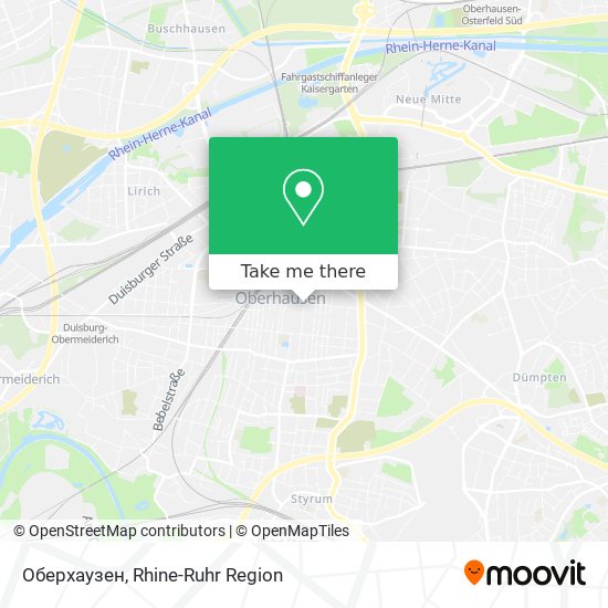 Оберхаузен map