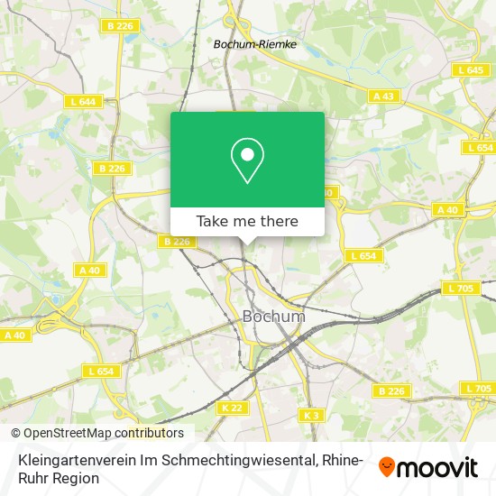 Kleingartenverein Im Schmechtingwiesental map