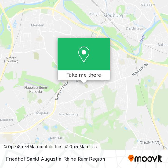 Friedhof Sankt Augustin map