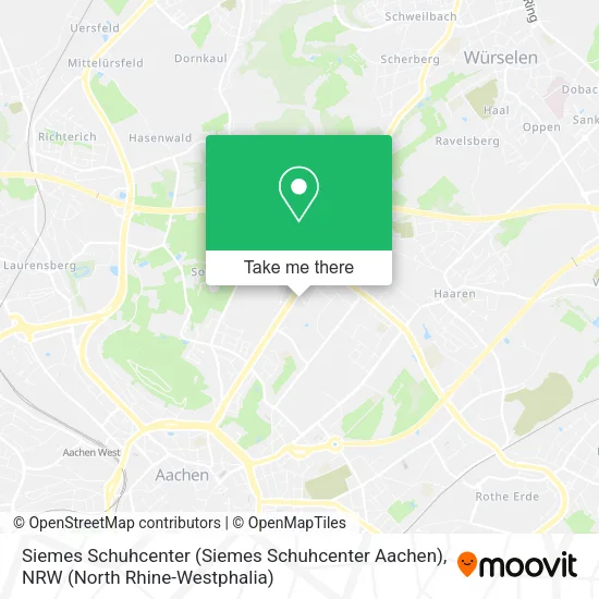 Карта Siemes Schuhcenter (Siemes Schuhcenter Aachen)