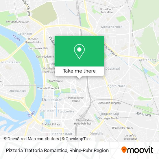 Pizzeria Trattoria Romantica map