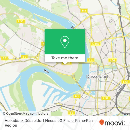 Volksbank Düsseldorf Neuss eG Filiale map