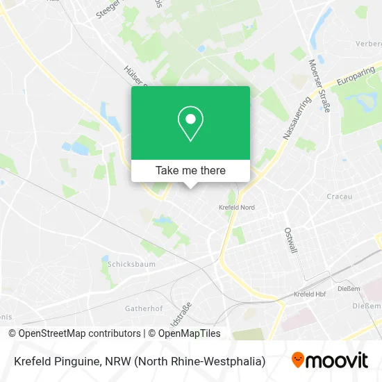 Krefeld Pinguine map