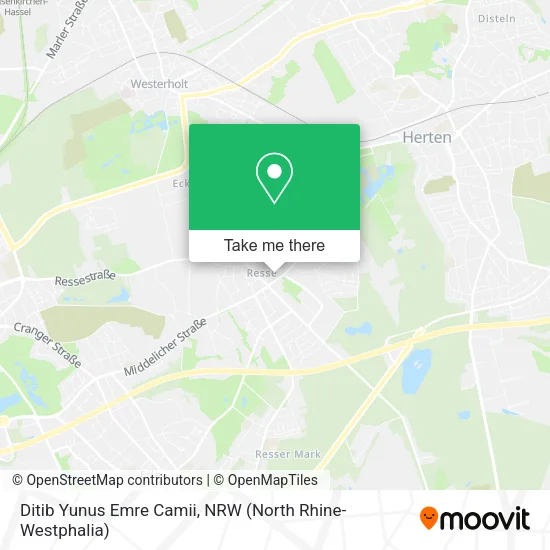 Карта Ditib Yunus Emre Camii