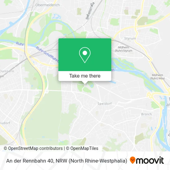 Карта An der Rennbahn 40