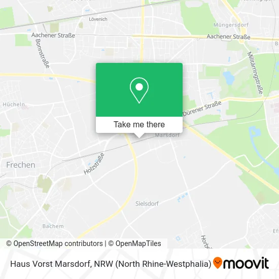 Haus Vorst Marsdorf map