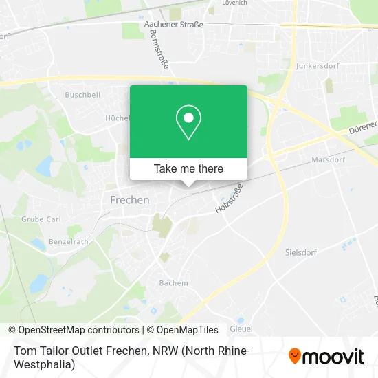 Карта Tom Tailor Outlet Frechen