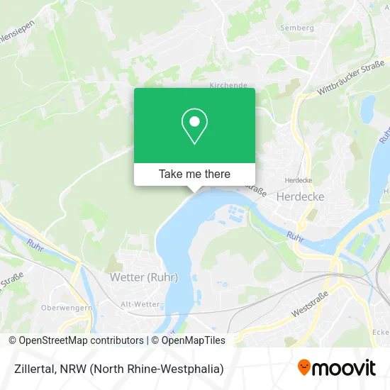 Карта Zillertal