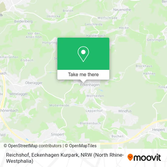 Reichshof, Eckenhagen Kurpark map