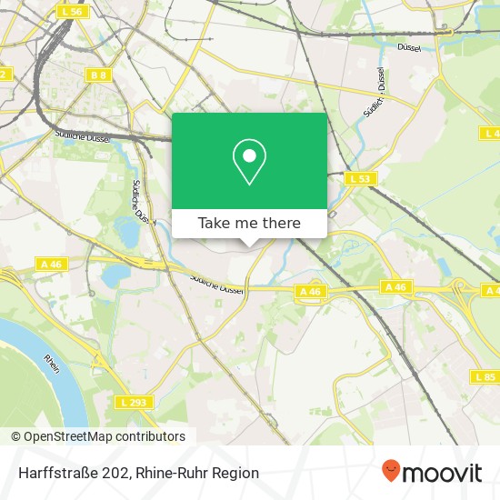 Harffstraße 202 map