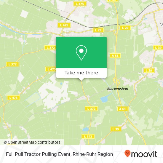 Full Pull Tractor Pulling Event map