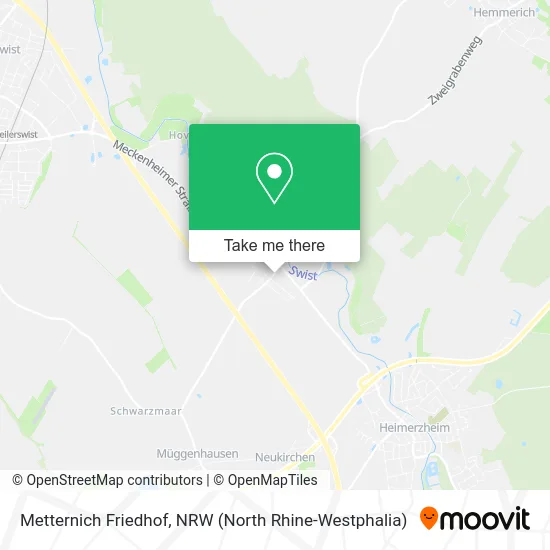 Metternich Friedhof map