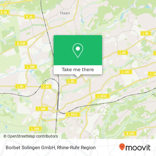 Borbet Solingen GmbH map