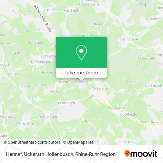 Карта Hennef, Uckerath Hollenbusch