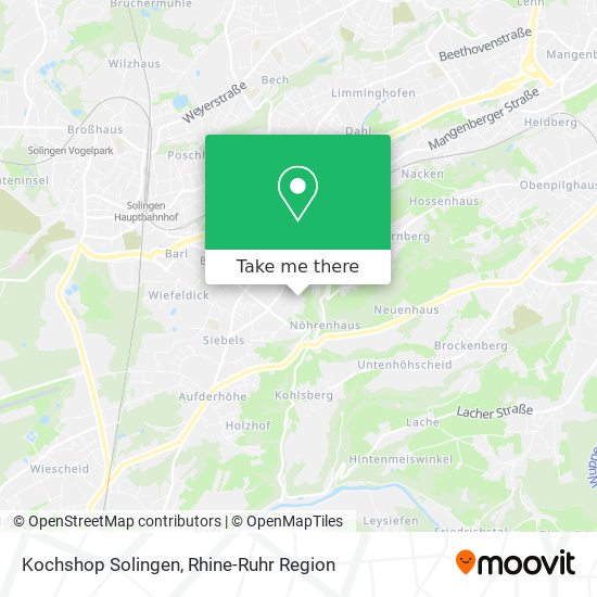 Карта Kochshop Solingen