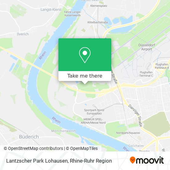 Lantzscher Park Lohausen map
