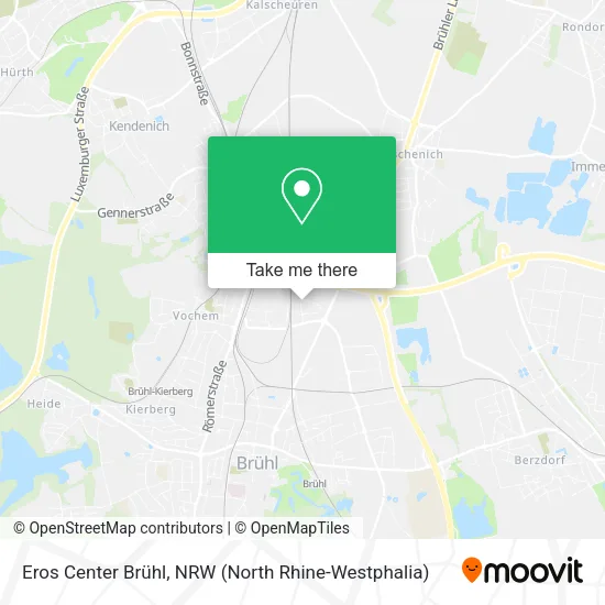 Карта Eros Center Brühl