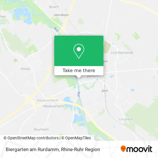 Biergarten am Rurdamm map