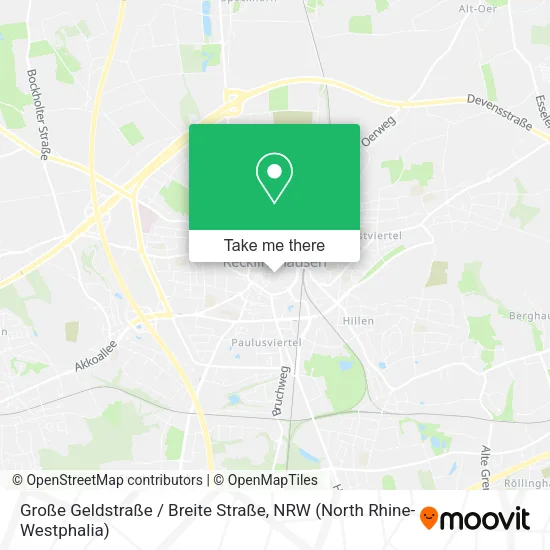 Карта Große Geldstraße / Breite Straße
