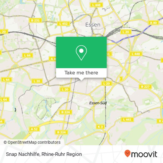 Snap Nachhilfe map