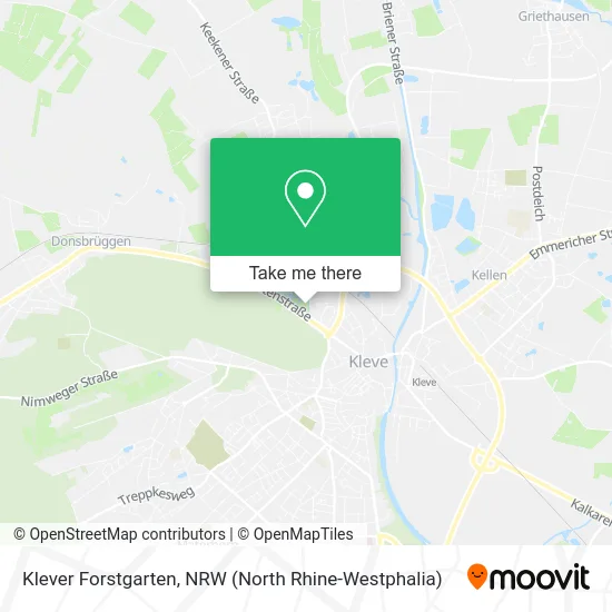 Klever Forstgarten map