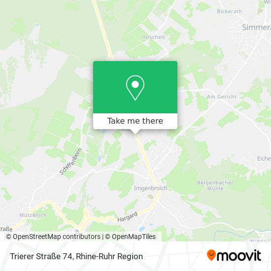 Trierer Straße 74 map