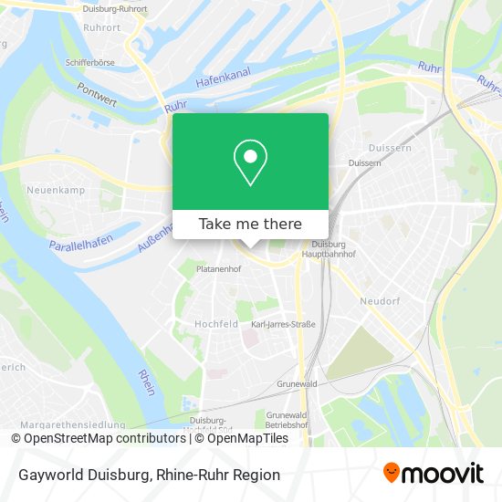 Gayworld Duisburg map