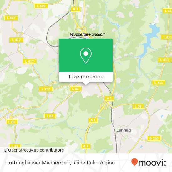 Lüttringhauser Männerchor map